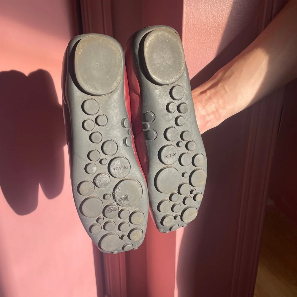 Prada Women's 2000s Sporty Ballerina Flats - Picture 4 of 9